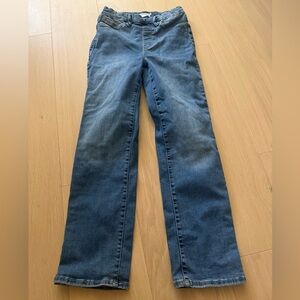 Good American Power Stretch high waist ankle straight pull-on jeans - size small